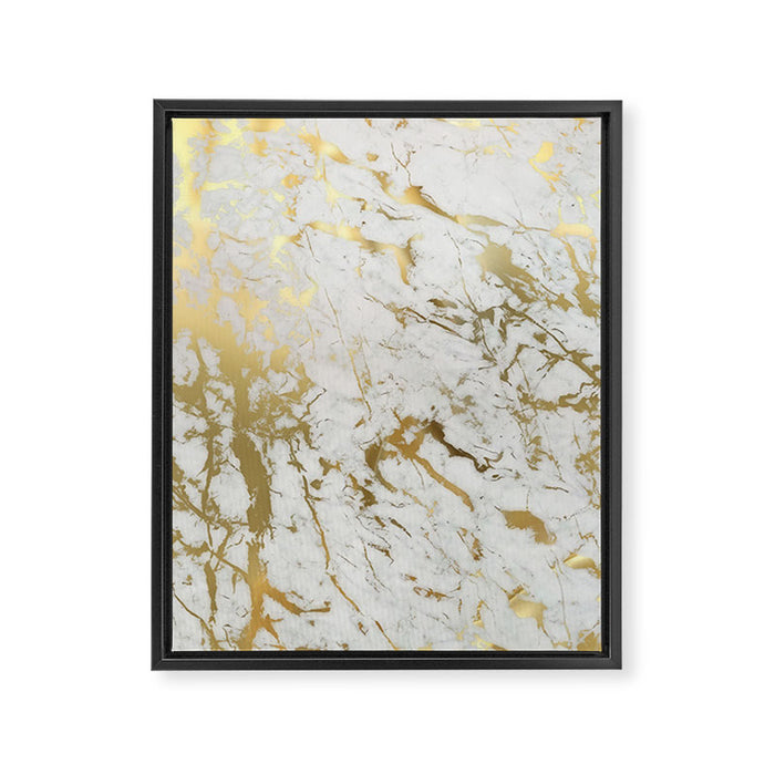 Gold marble Framed Canvas Print Gallery Image 1