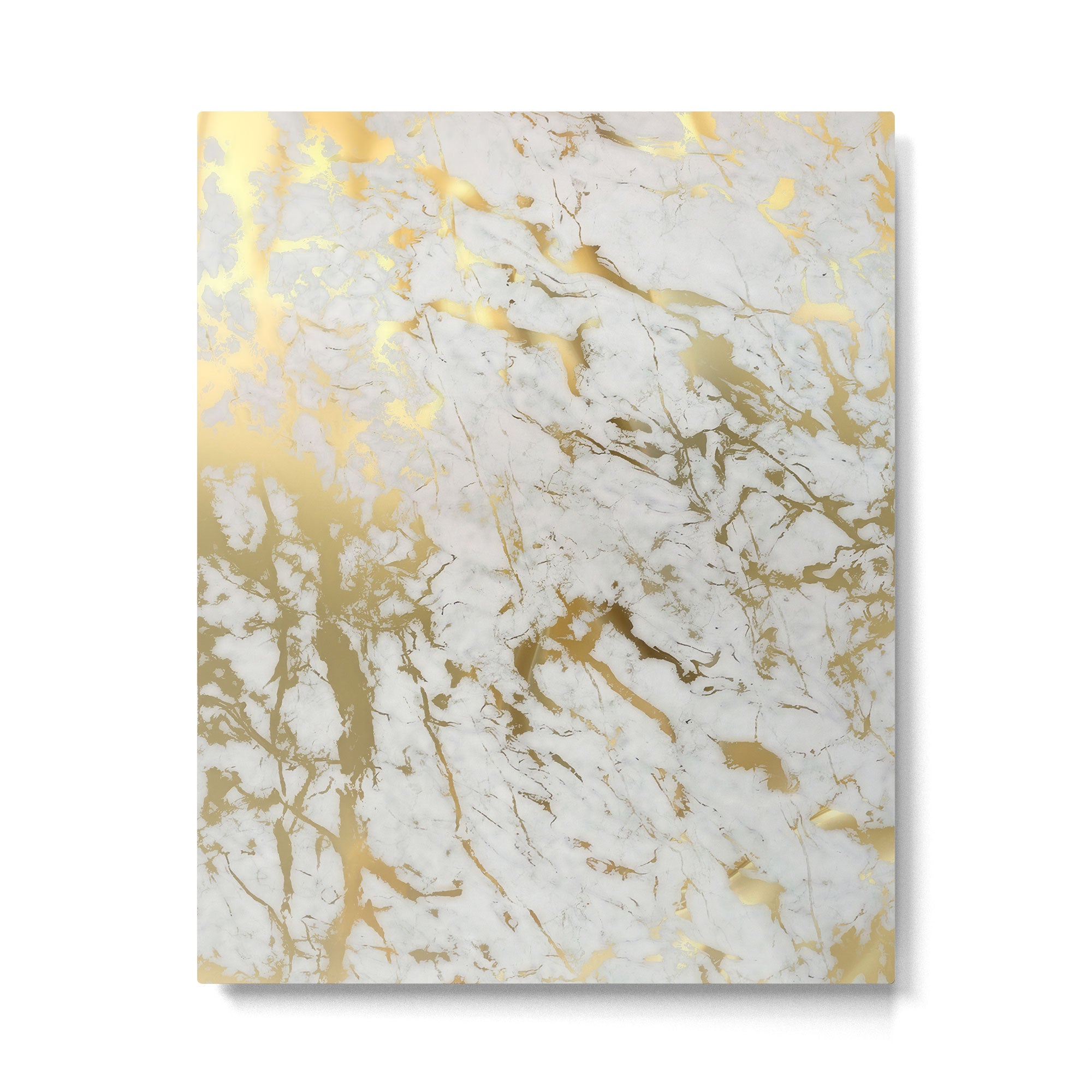 Gold marble Metal Print Gallery Image 4