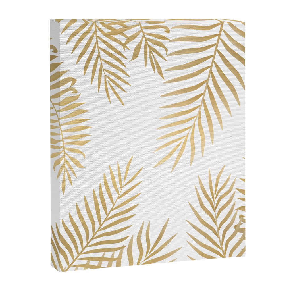 Gold palm leaves Canvas Print Gallery Image 8