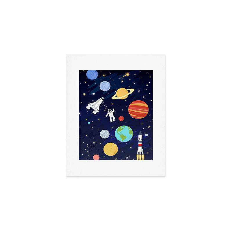 In space Art Print Gallery Image 1
