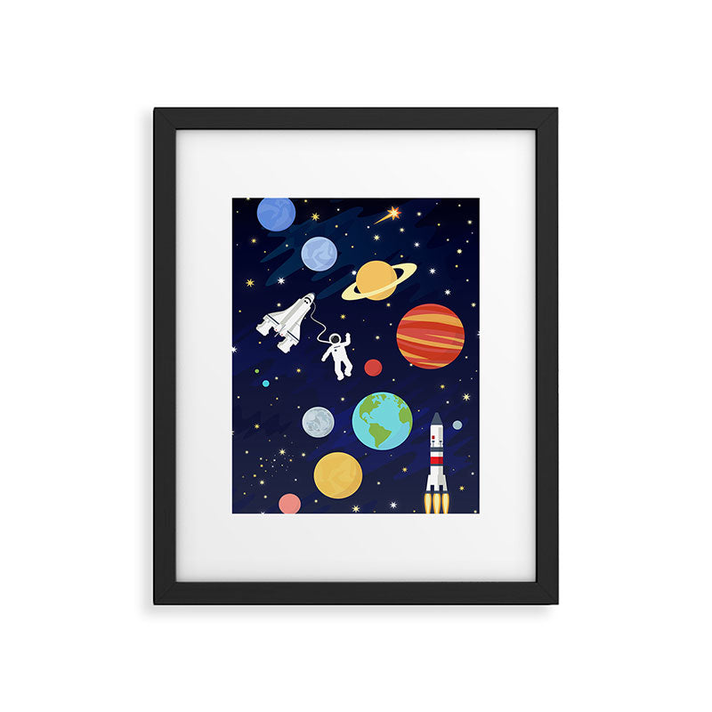 In space Framed Art Print Gallery Image 5
