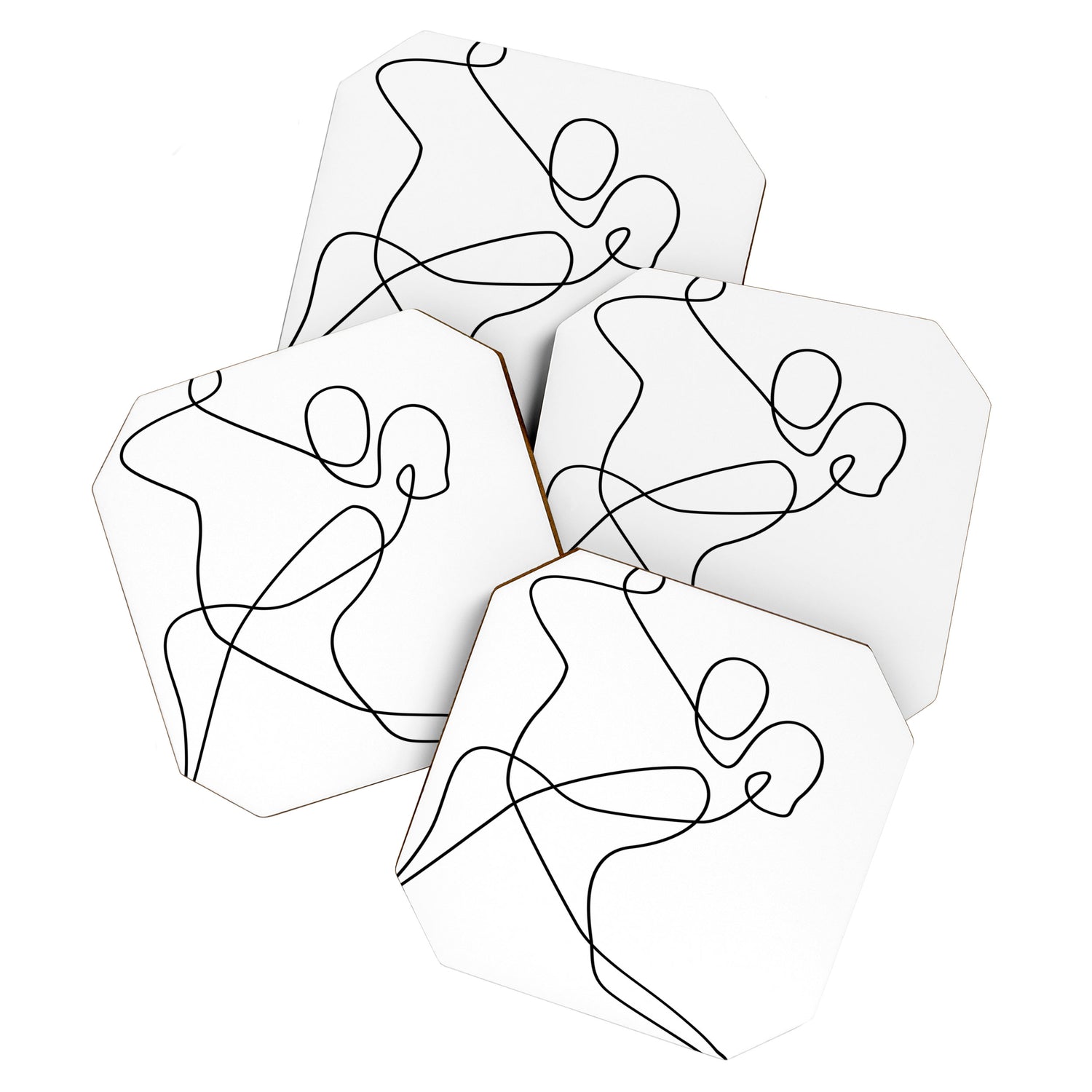 minimal line dance Coaster Gallery Image 1