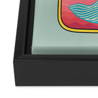 Tin of Love - Sardines in a Can with Heart Tail Framed Canvas Print Gallery Image 3