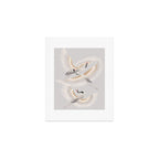 traditional Japanese cranes bright illustration Art Print Gallery Image 1