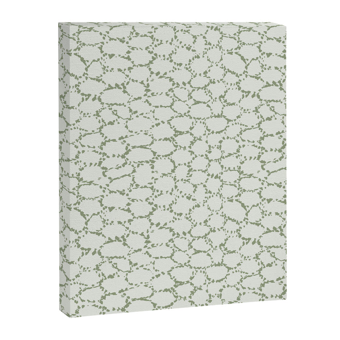 Abstract organic dots - pastel sage green pattern Canvas Print Gallery Image 1