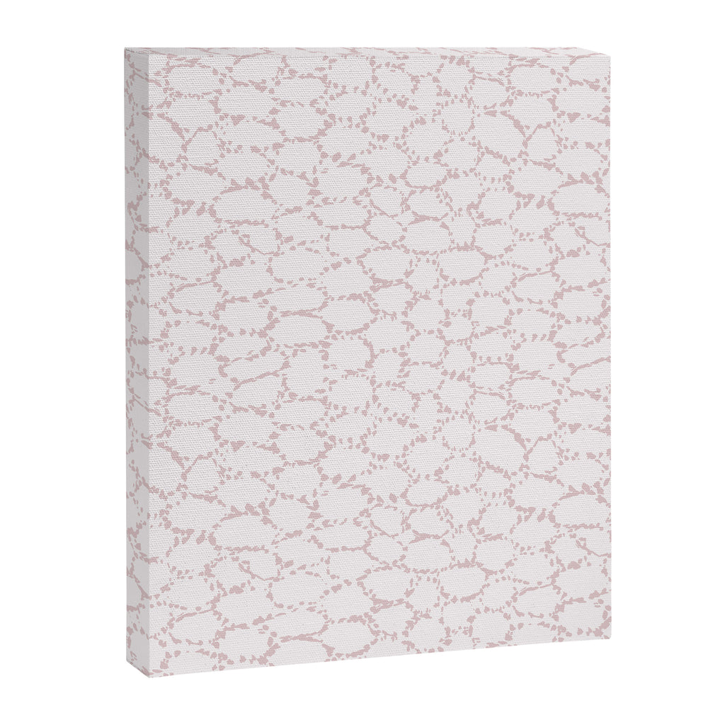 Abstract organic dots - soft baby pink pattern Canvas Print Gallery Image 8