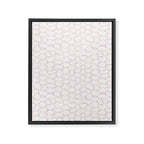 Abstract organic dots - soft baby pink pattern Framed Canvas Print Gallery Image 8
