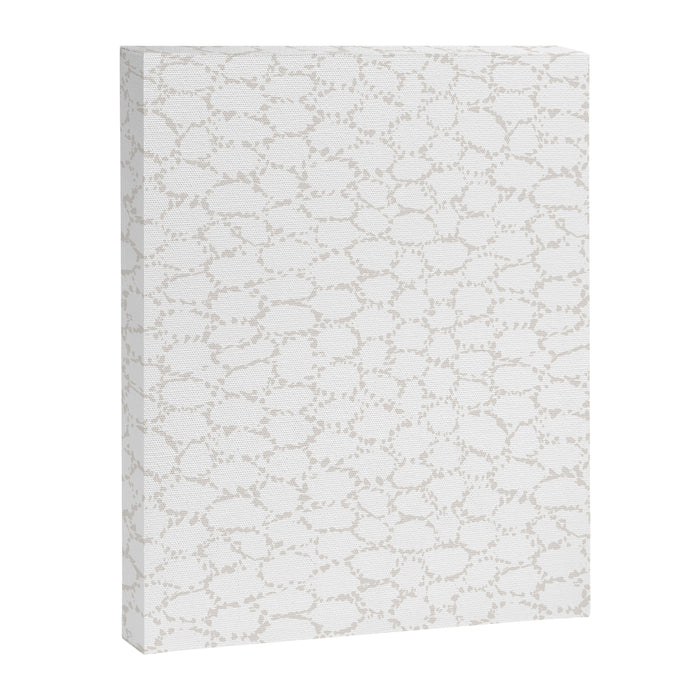 Abstract organic dots - soft beige mushroom pattern Canvas Print Gallery Image 1