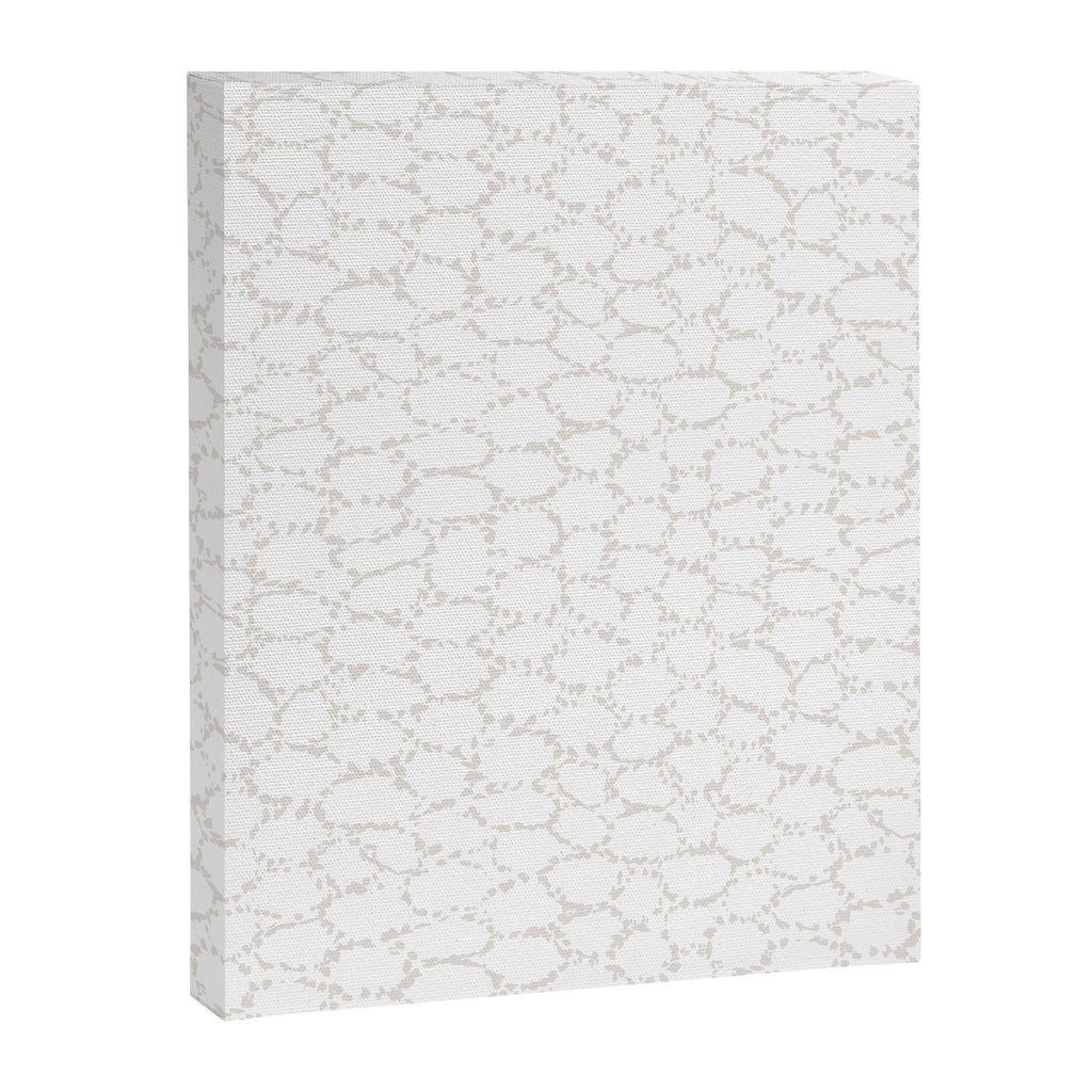 Abstract organic dots - soft beige mushroom pattern Canvas Print Gallery Image 8