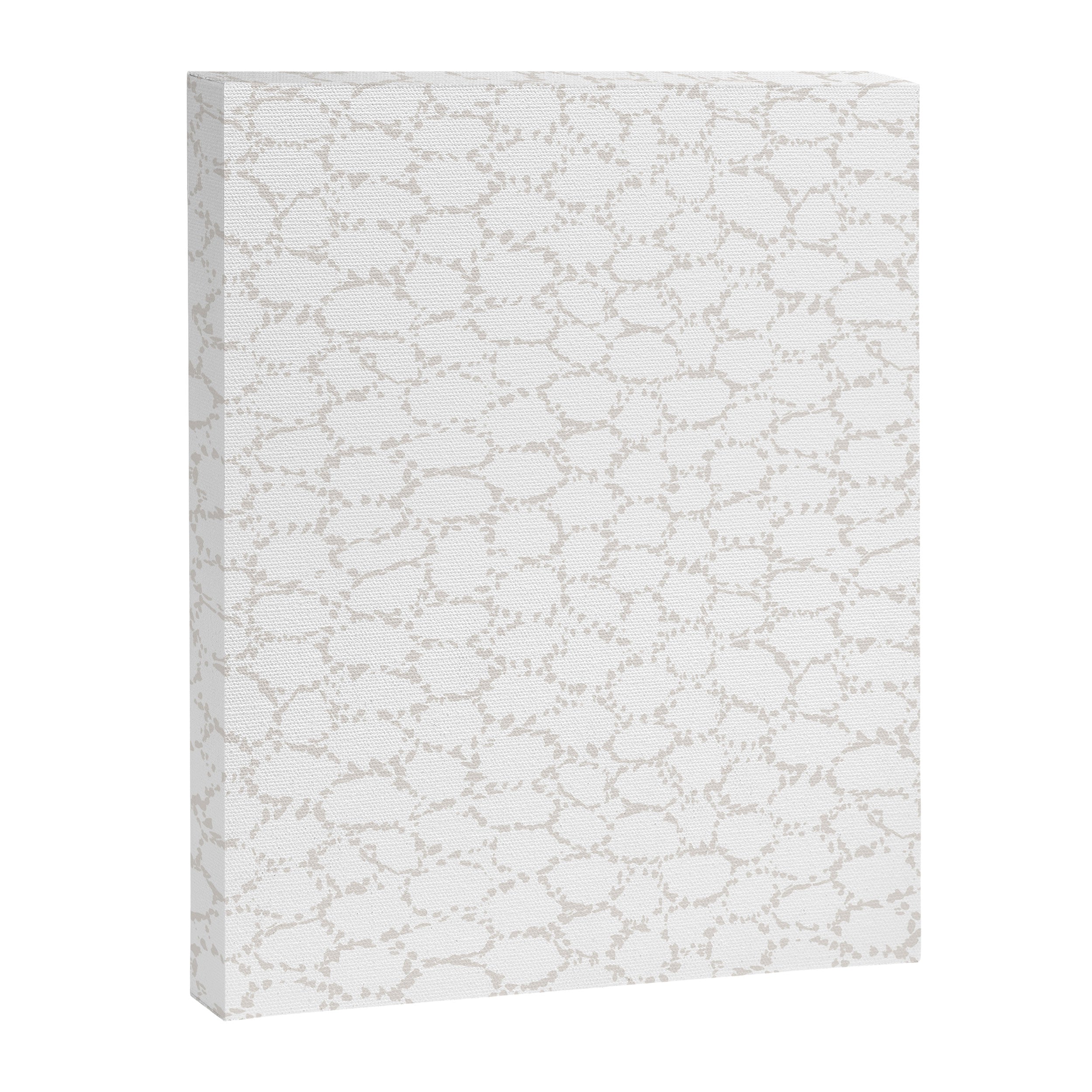 Abstract organic dots - soft beige mushroom pattern Canvas Print Gallery Image 8