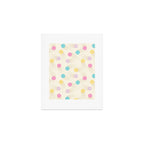 Colorful pastel tennis balls pattern Art Print Gallery Image 1