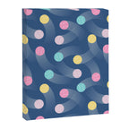 Colorful pastel tennis balls over blue background pattern Canvas Print Gallery Image 8