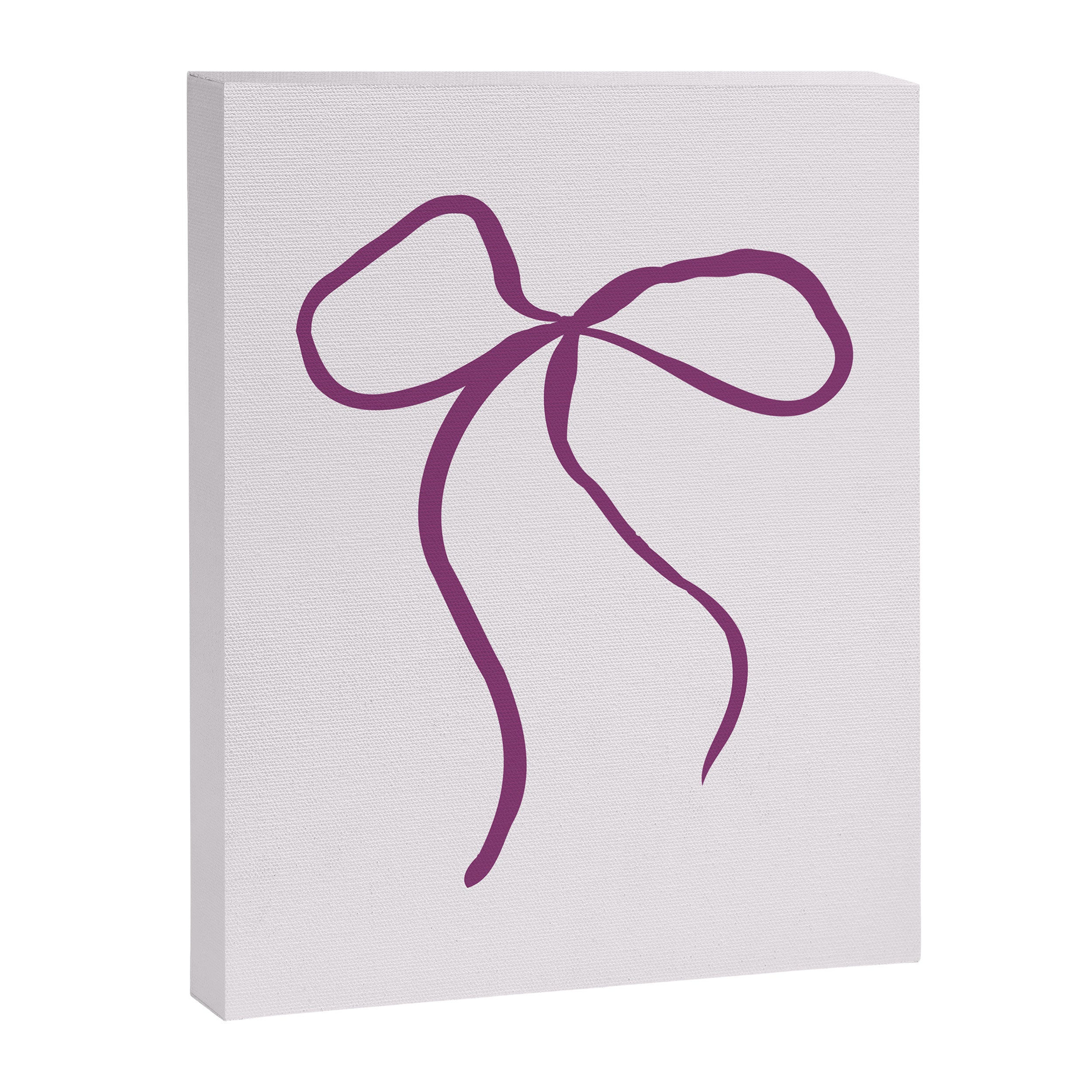 Coquette pink bow Canvas Print Gallery Image 8