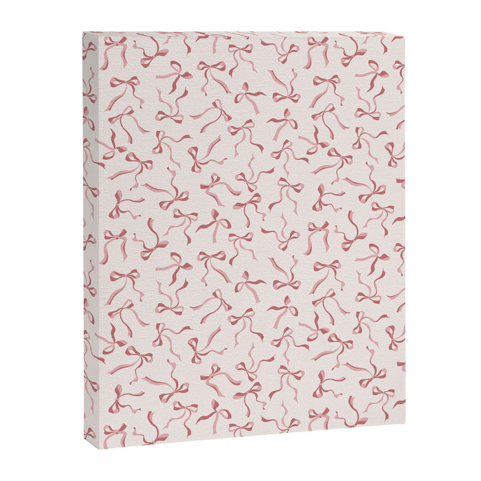 Coquette Pink Bows Canvas Print Gallery Image 1