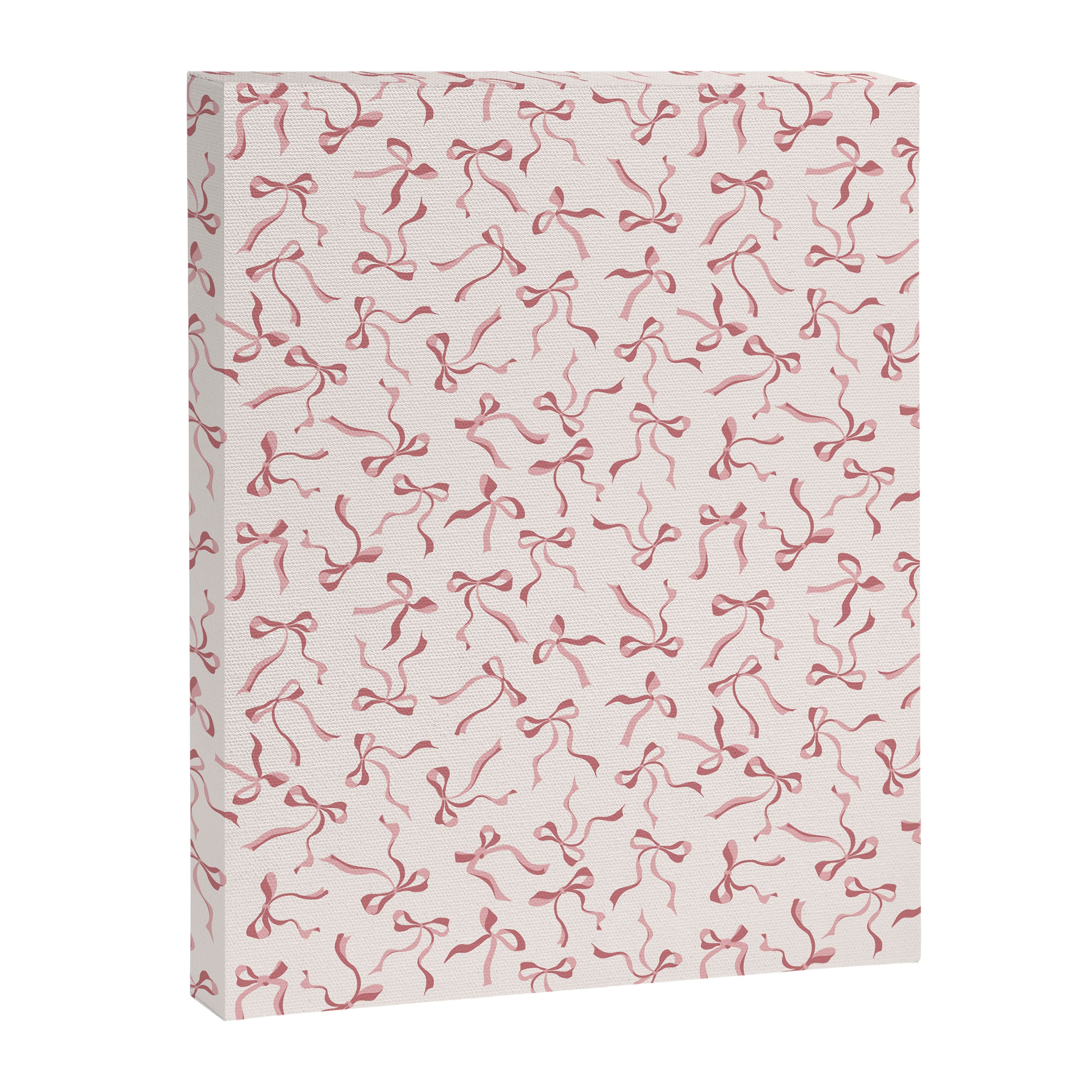 Coquette Pink Bows Canvas Print Gallery Image 8