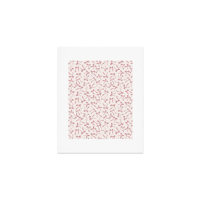 Coquette Pink Bows Art Print Gallery Image 1