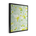 Green safari Framed Canvas Print Gallery Image 2