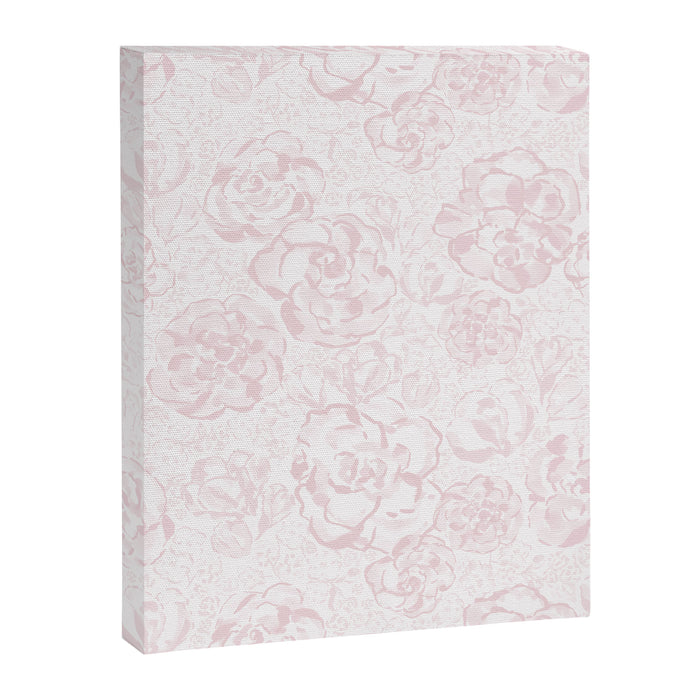 Rose garden floral watercolor - baby pink pattern Canvas Print Gallery Image 1