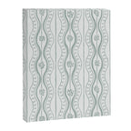 Wavy lines and tiny blooms - dusty mint pastel green pattern Canvas Print Gallery Image 8