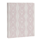 Wavy lines and tiny blooms - dusty pink and beige cream tones pattern Canvas Print Gallery Image 8