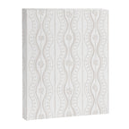 Wavy lines and tiny blooms - natural soft beige mushroom tones pattern Canvas Print Gallery Image 8