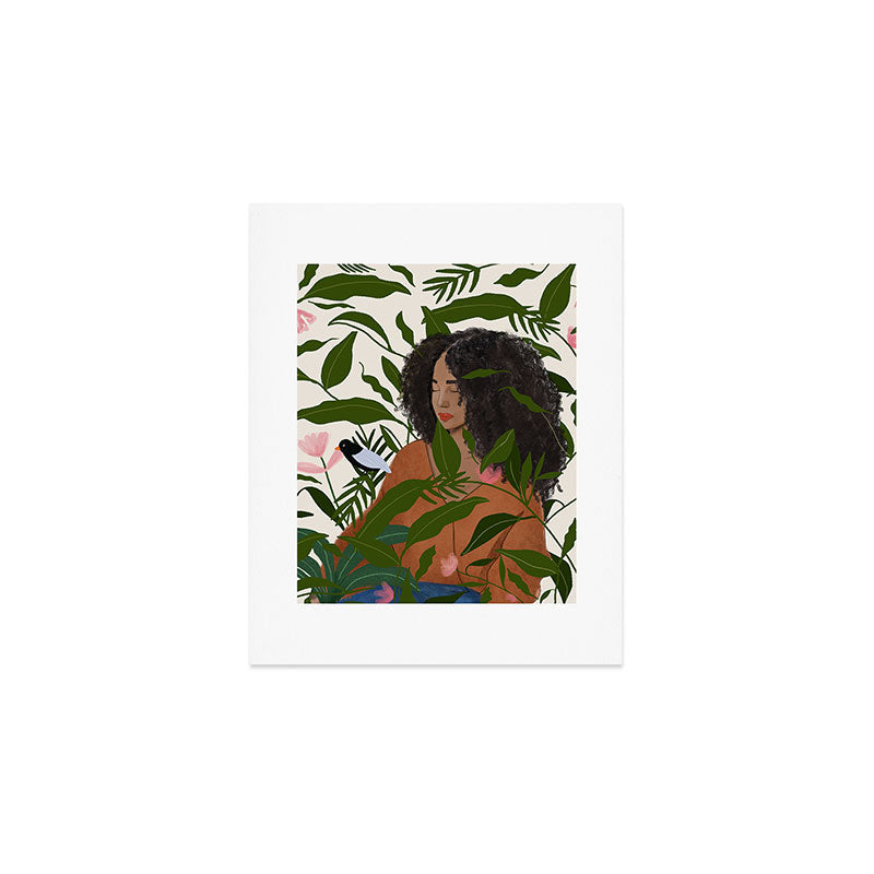 Aanu the plant lady  Art Print Gallery Image 1
