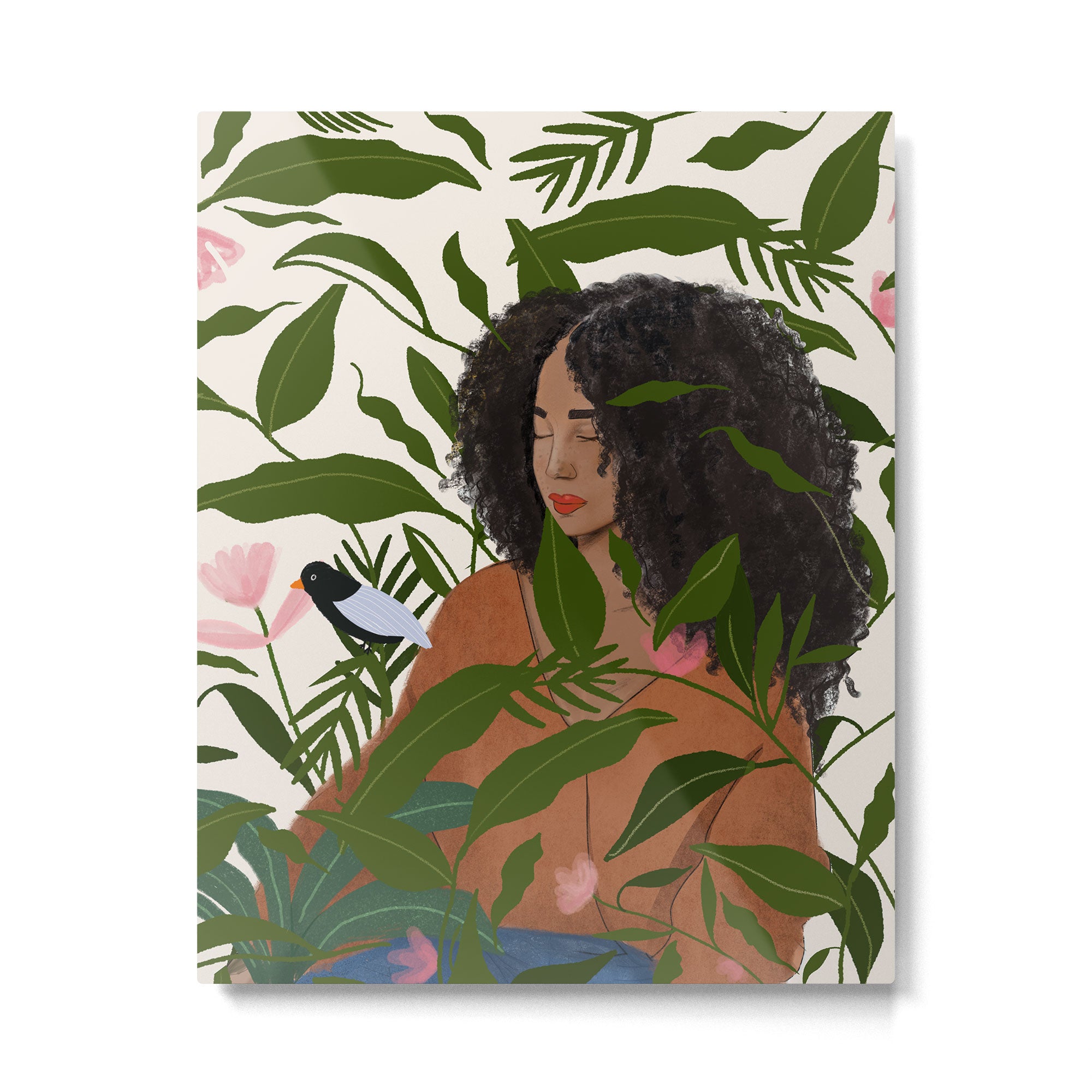 Aanu the plant lady  Metal Print Gallery Image 6