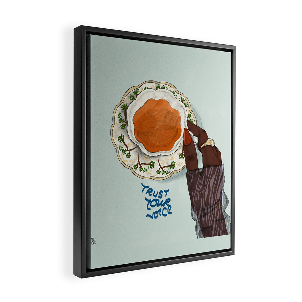 Happy hour  Framed Canvas Print Gallery Image 2