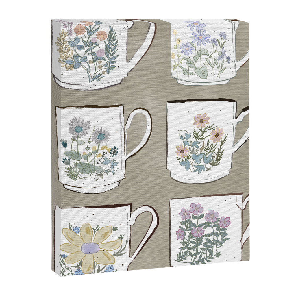 Coffee & Wildflowers Canvas Print Gallery Image 6