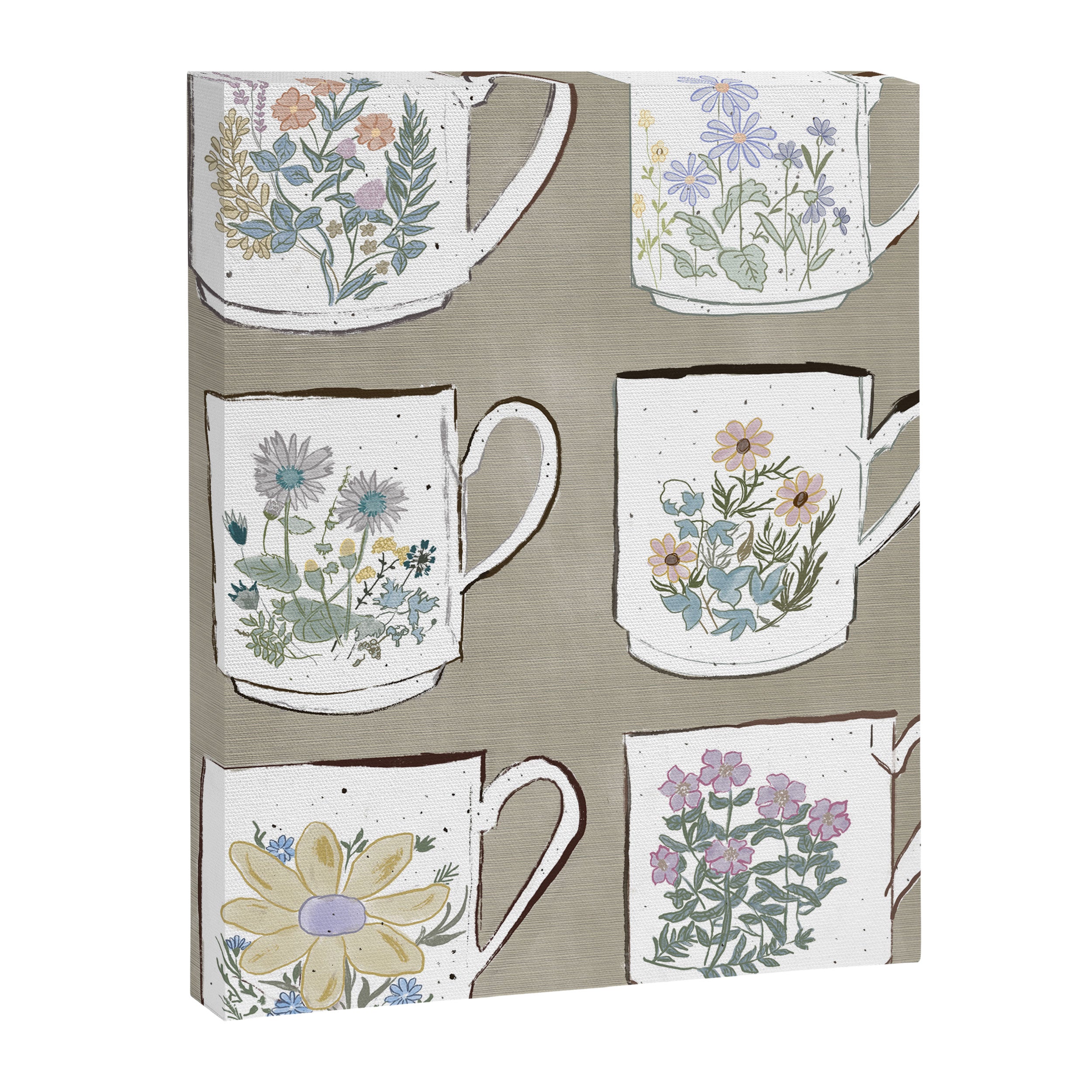 Coffee & Wildflowers Canvas Print Gallery Image 6