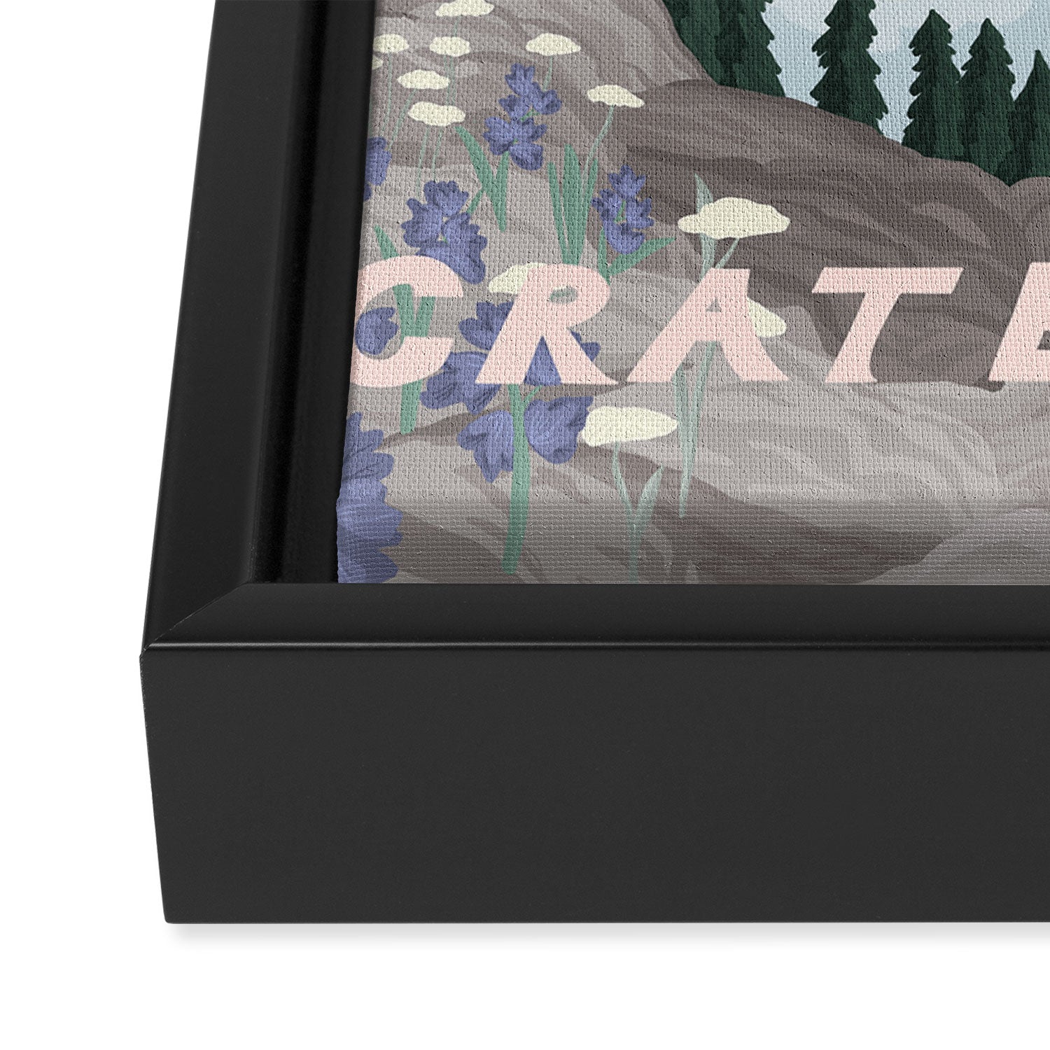 Crater Lake National Park, Oregon Framed Canvas Print Gallery Image 3