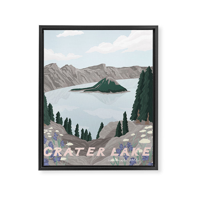 Crater Lake National Park, Oregon Framed Canvas Print Gallery Image 6