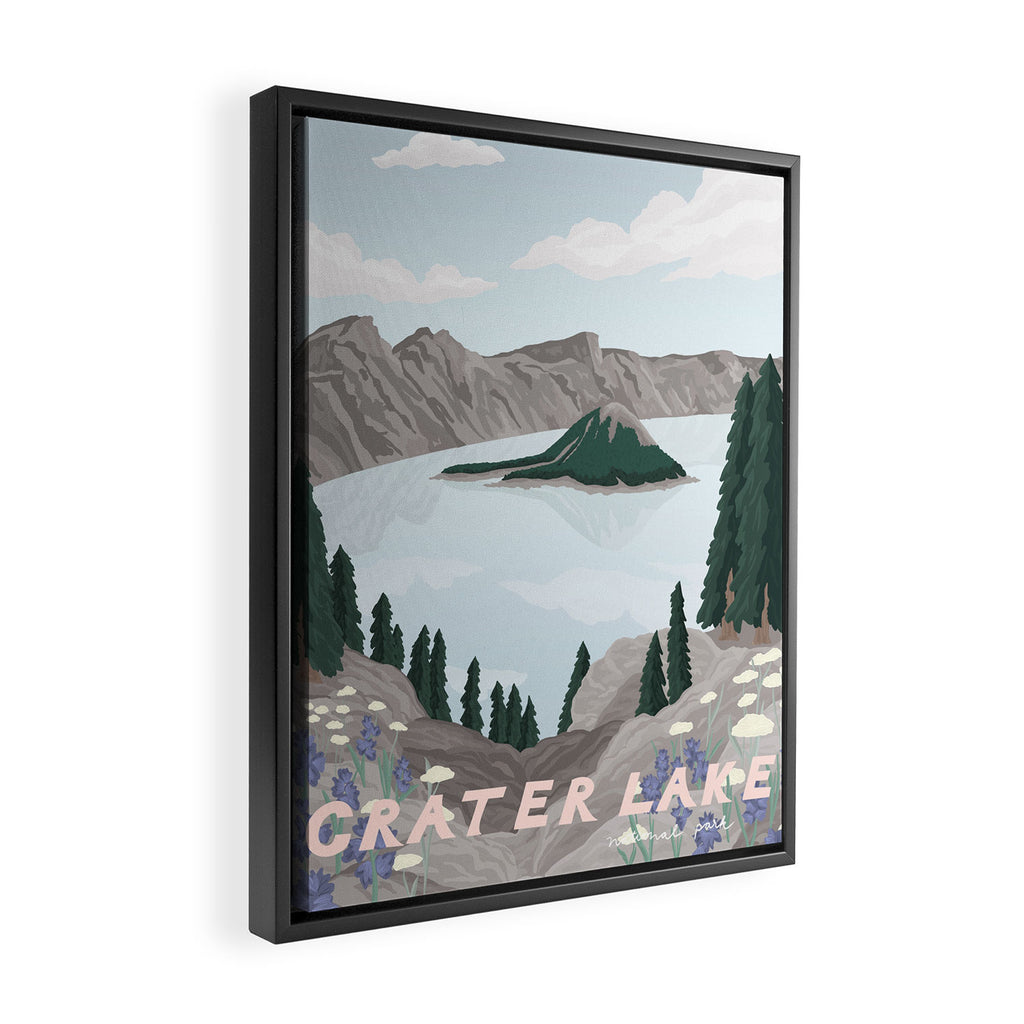 Crater Lake National Park, Oregon Framed Canvas Print Gallery Image 2