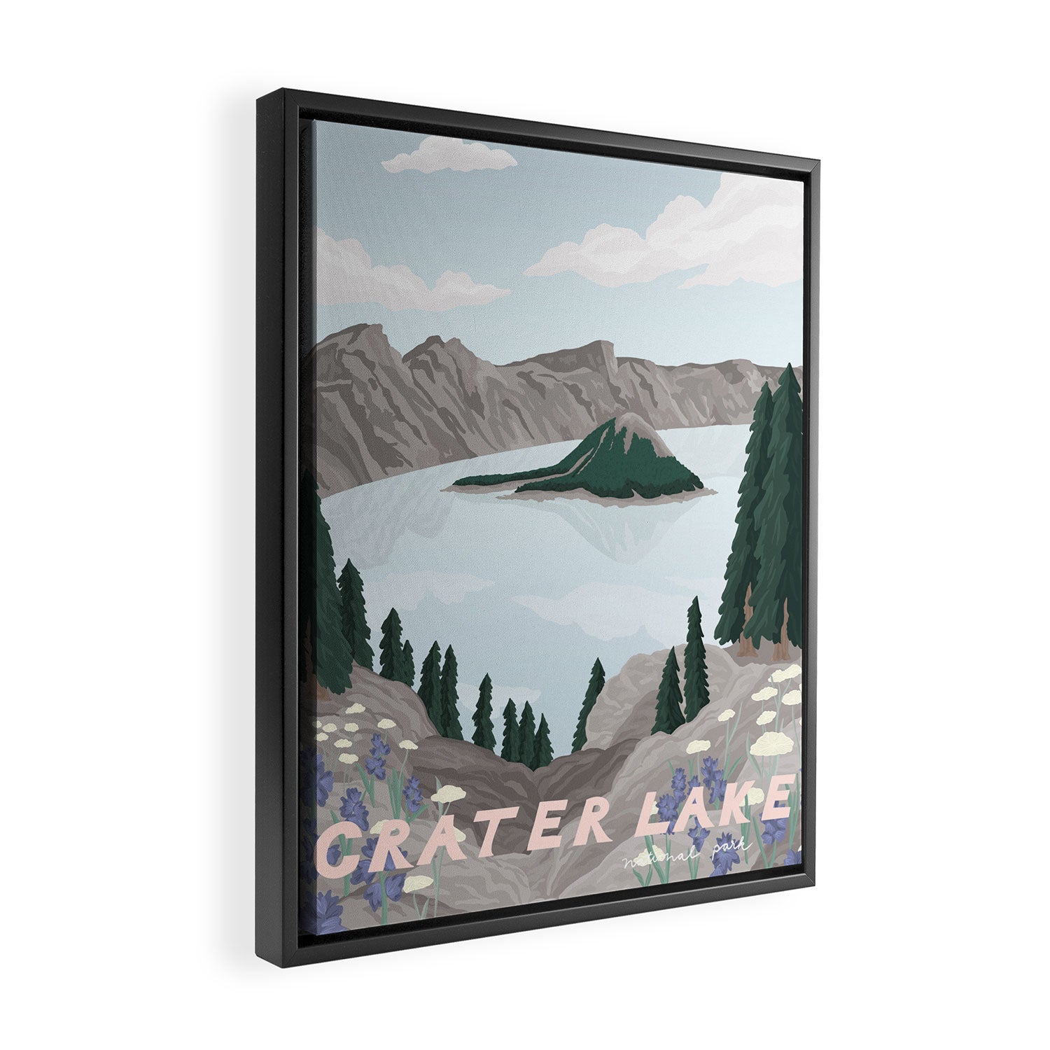 Crater Lake National Park, Oregon Framed Canvas Print Gallery Image 2