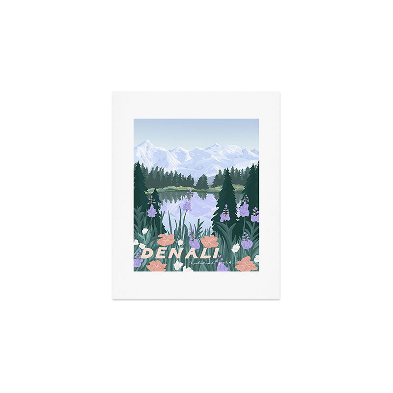 Denali National Park Art Print Gallery Image 1
