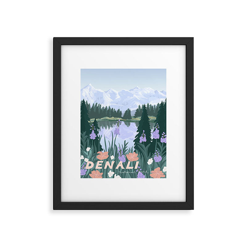 Denali National Park Framed Art Print Gallery Image 5