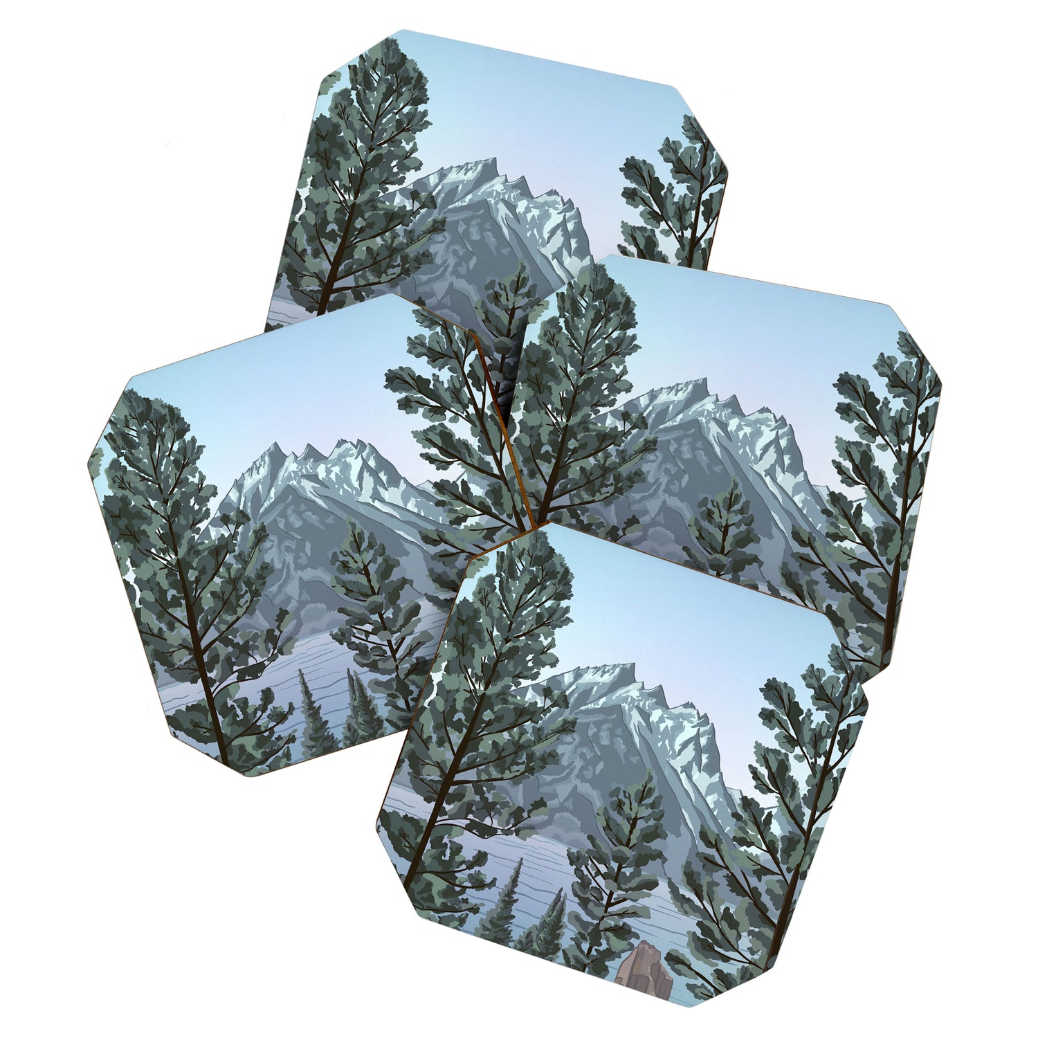 Grand Teton National Park Coaster Gallery Image 1