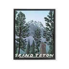 Grand Teton National Park Framed Canvas Print Gallery Image 6