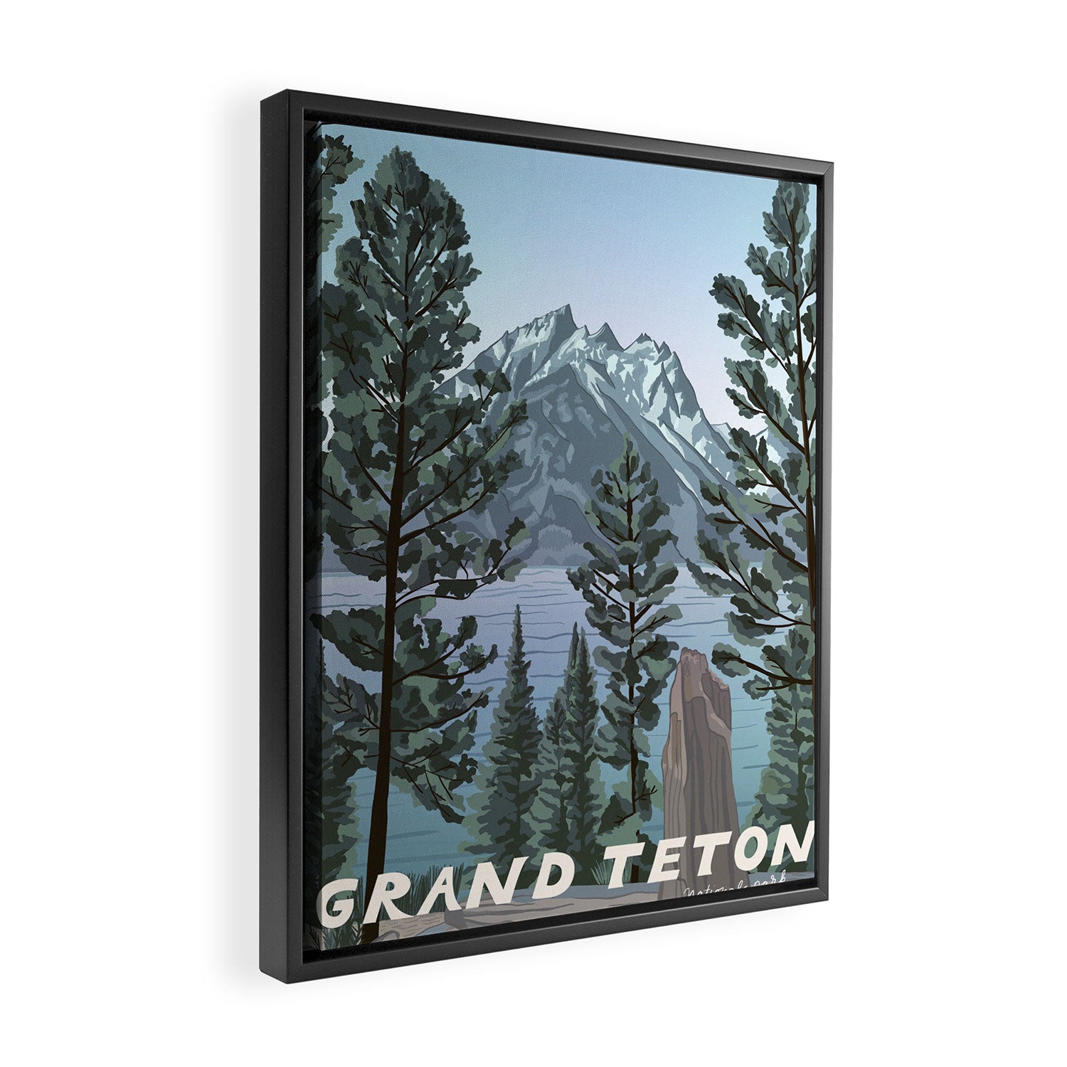 Grand Teton National Park Framed Canvas Print Gallery Image 2