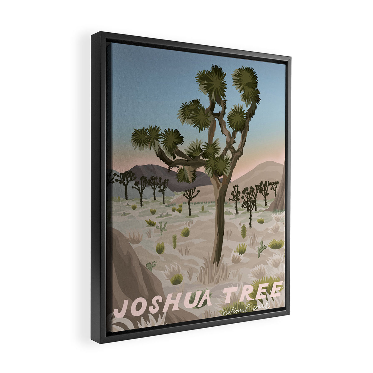 Joshua Tree National Park Framed Canvas Print Gallery Image 2