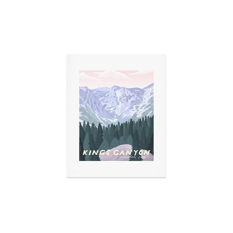 Kings Canyon National Park Art Print Gallery Image 1