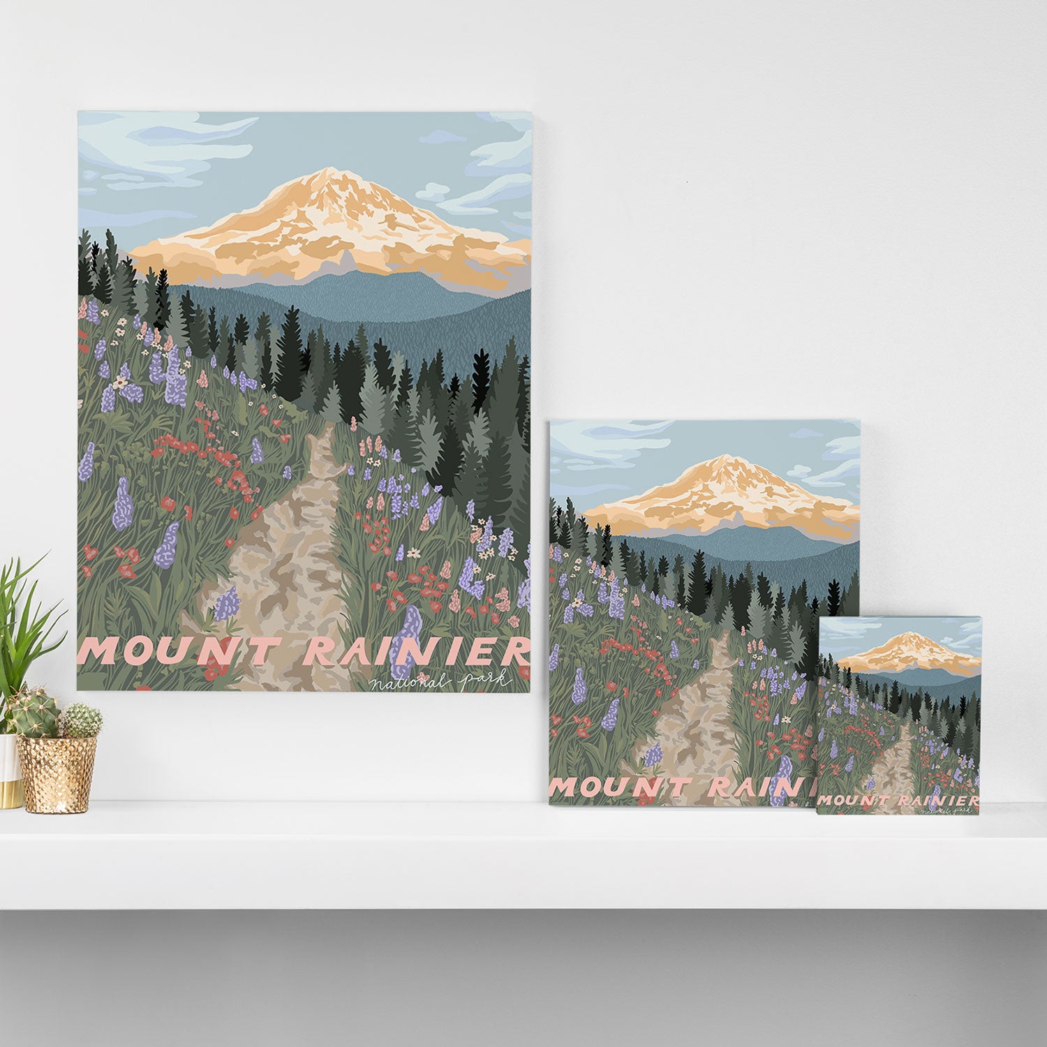 Mount Rainier National Park Canvas Print Gallery Image 3