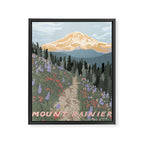 Mount Rainier National Park Framed Canvas Print Gallery Image 6