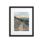 Mount Rainier National Park Framed Art Print Gallery Image 5