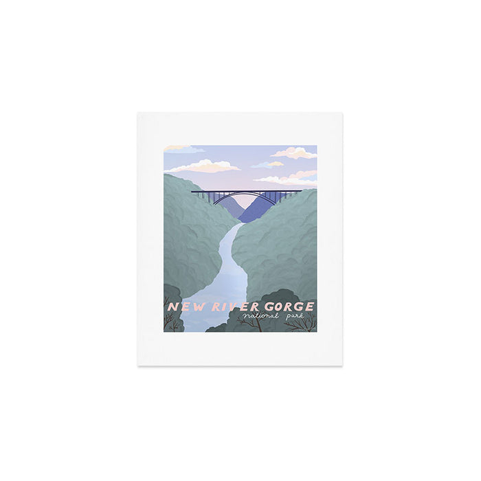 New River Gorge National Park, West Virginia Art Print Gallery Image 1