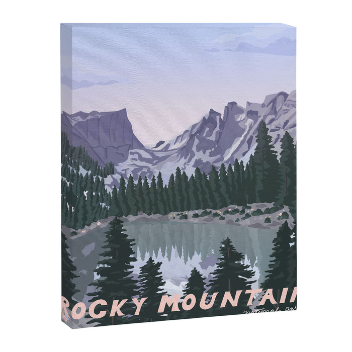 Rocky Mountain National Park Poster, Colorado, USA, Denver, Rocky Mountains, National Parks Canvas Print Gallery Image 1