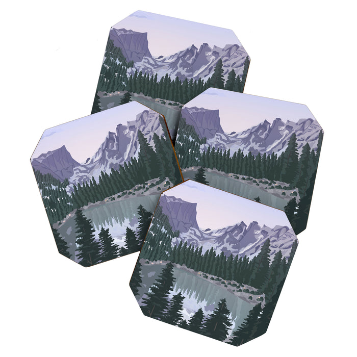 Rocky Mountain National Park Poster, Colorado, USA, Denver, Rocky Mountains, National Parks Coaster Gallery Image 1