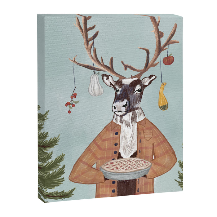 Thankful Reindeer Canvas Print Gallery Image 1