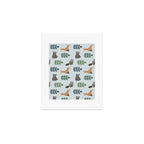 Woodland Creatures Pattern Art Print Gallery Image 1