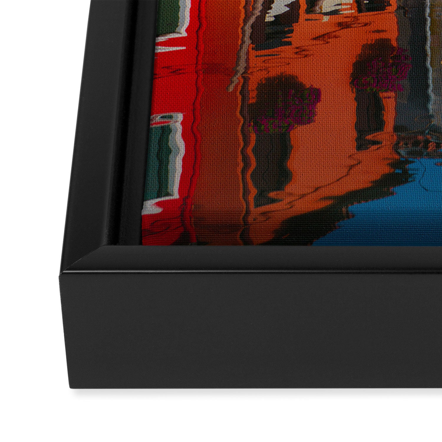 Burano Framed Canvas Print Gallery Image 3